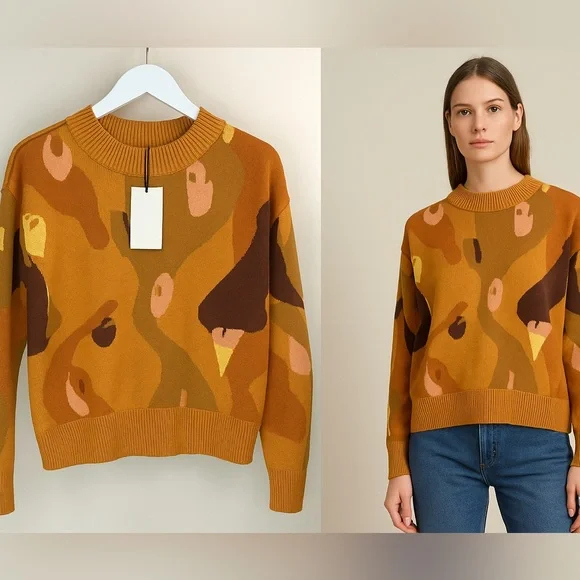 NWT Never Fully Dressed Abstract Knit Sweater | Size 4 (UK 8) | NWT - Picture 6 of 8